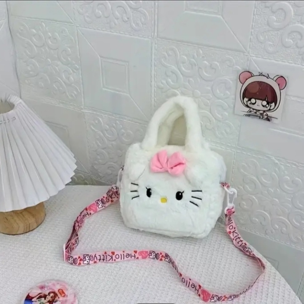 Hello Kitty Pink and White Bag with Iconic Design